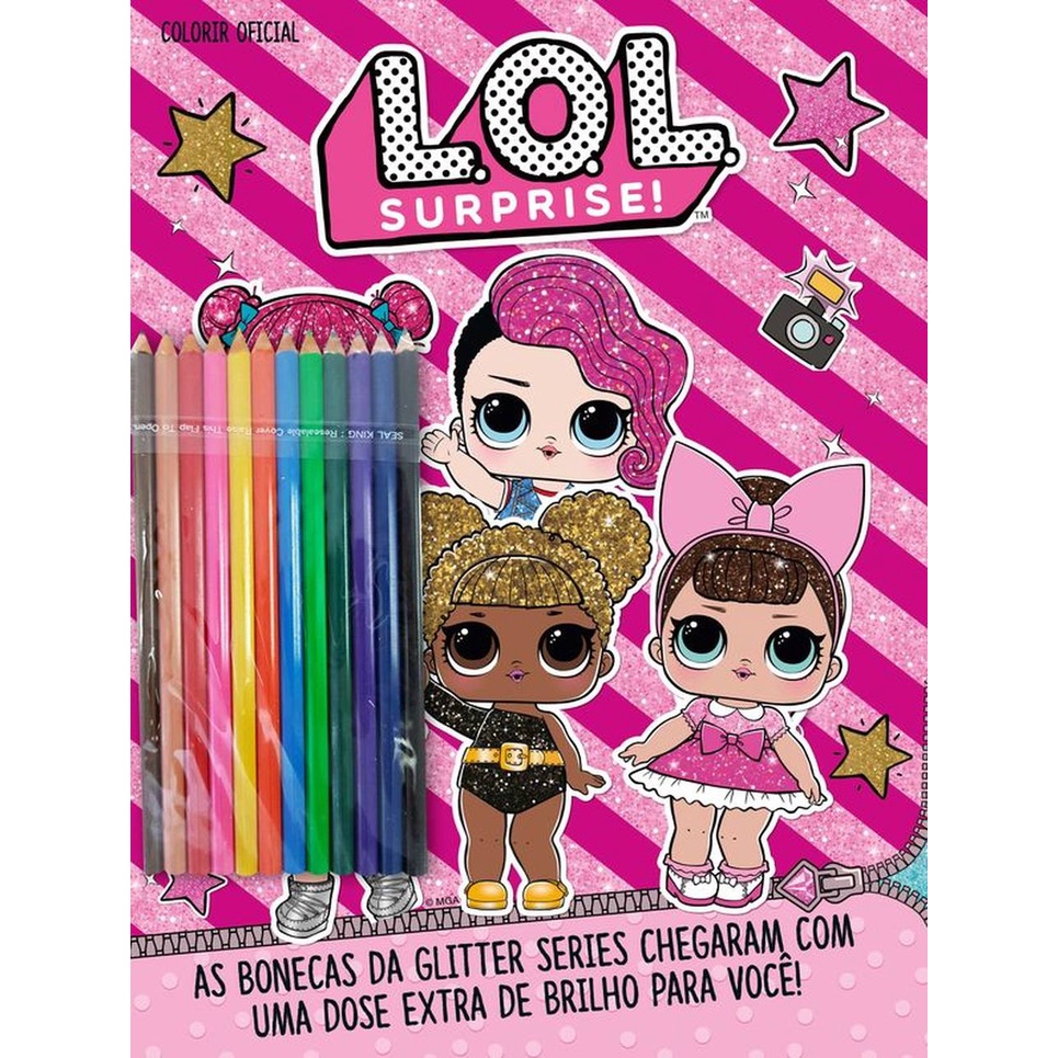 LOL Surprise - Colorir Especial 01 em Oferta na Shopee
