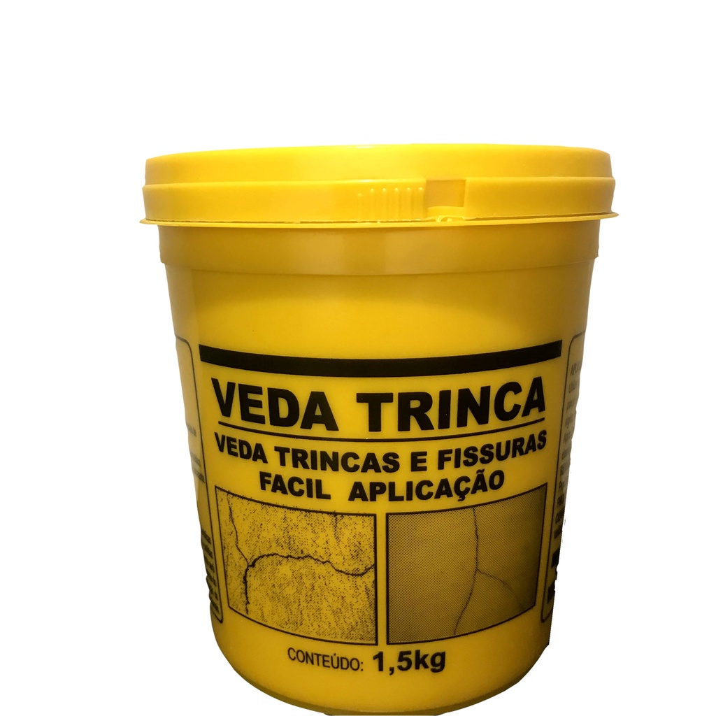 Repara Trinca Sela Tapa Trincas - Massa Acrilica Formula Nova - 1.5Kg