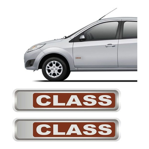 Par De Emblema Adesivo Resinado Class Ford Fiesta 2011 em Oferta na Shopee
