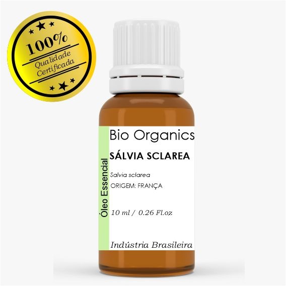 Óleo Essencial De Sálvia Sclarea 10ml
