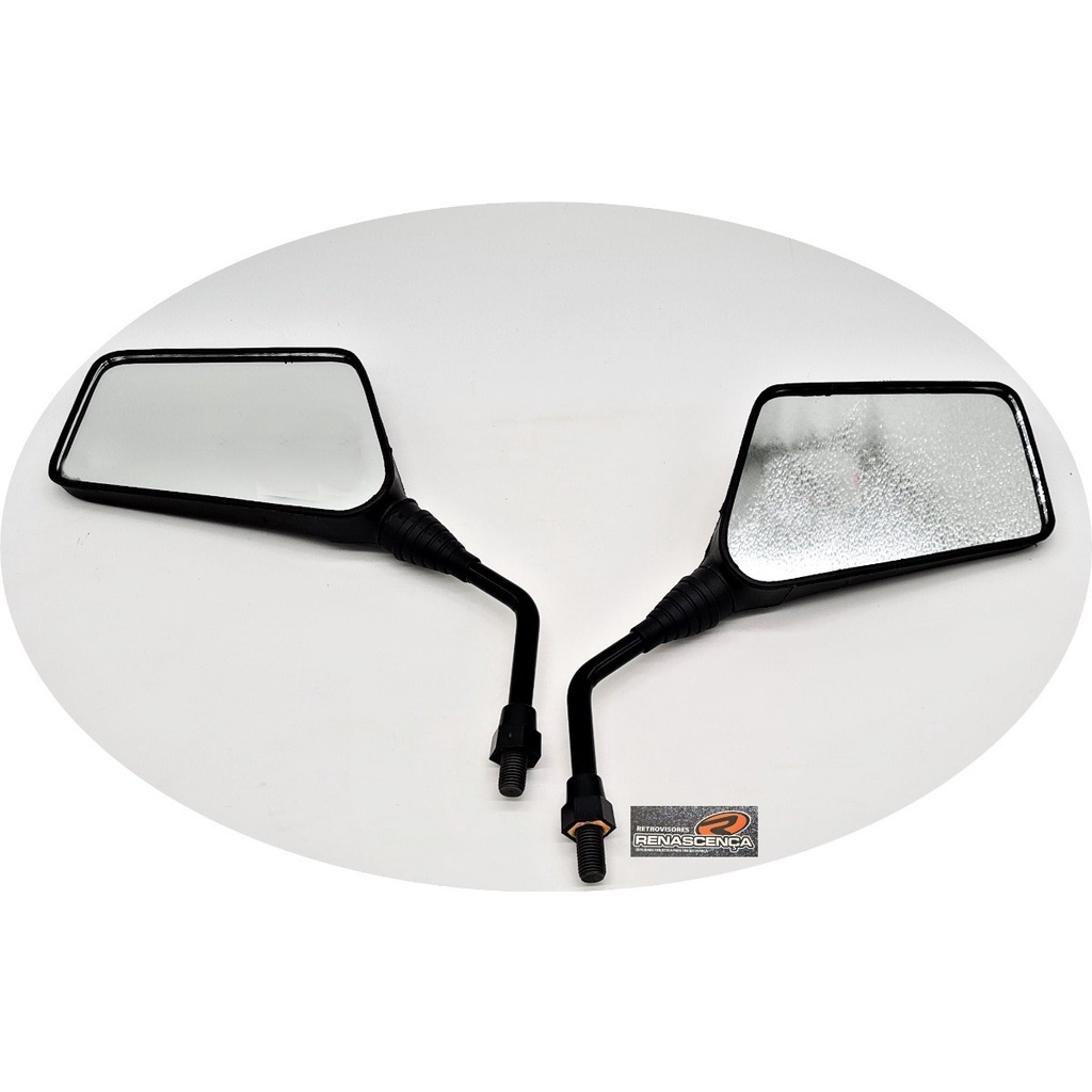 Espelho Retrovisor Rd125 RD135 Rdz 125 RDZ 135  Tenere 600 PAR HASTE PRETA