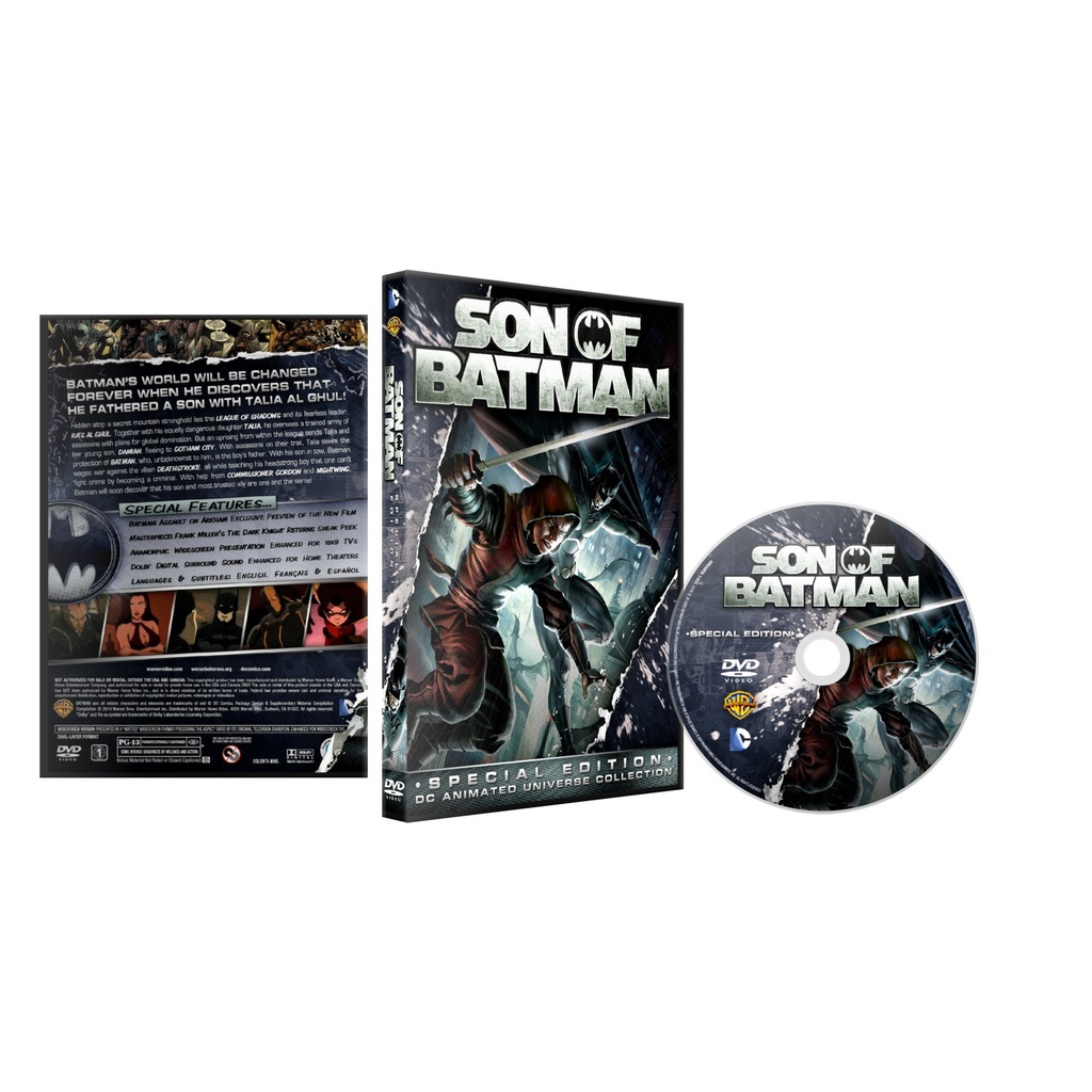 Dvd O Filho Do Batman (2014) Dual Áudio Animação Desenho