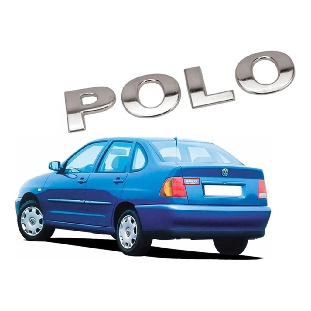 Emblema Tampa Traseira Polo Cromado G3 Giii