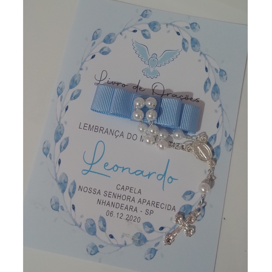 Lembrancinha Batizado Livro de Orações Batismo, Crisma, Primeira Comunhão, Maternidade. Papelaria Personalizada