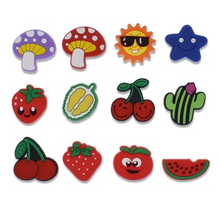1PCS Fashion Crocs Jibbitz Acessórios De Moda " Frutas " Sapatos De Fivela De Bricolage Charme