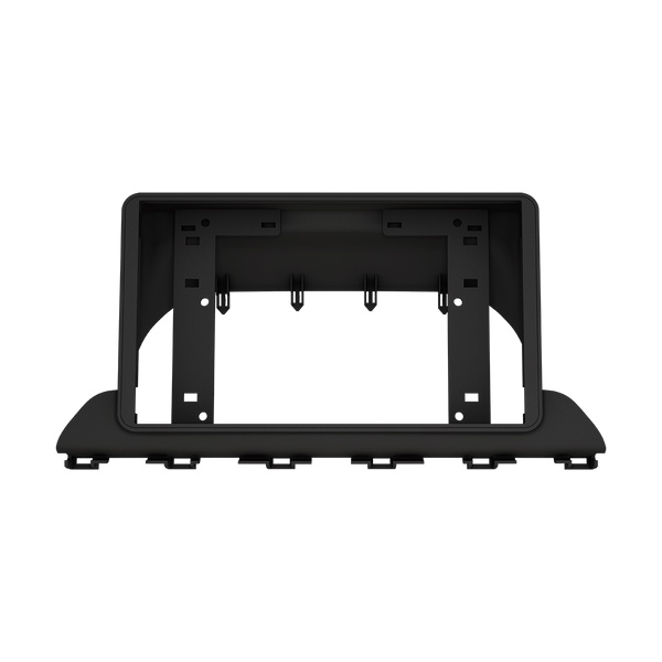 Moldura Tela 8" e 9" Padrão Pioneer Hyundai HB20 20/21 - Black Piano