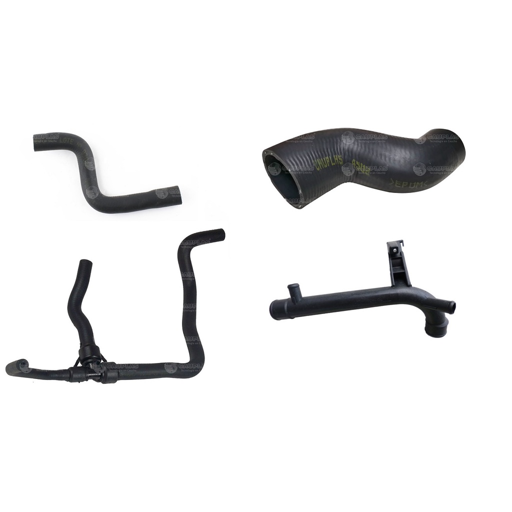 Conjunto 3 Tubeiras + Cano Da Água Classic 1.0 8v 2012 Até 2018 - 94706712