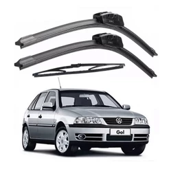 Palheta Dianteira + Traseira Bosch Vw Gol G3 99 A 2006