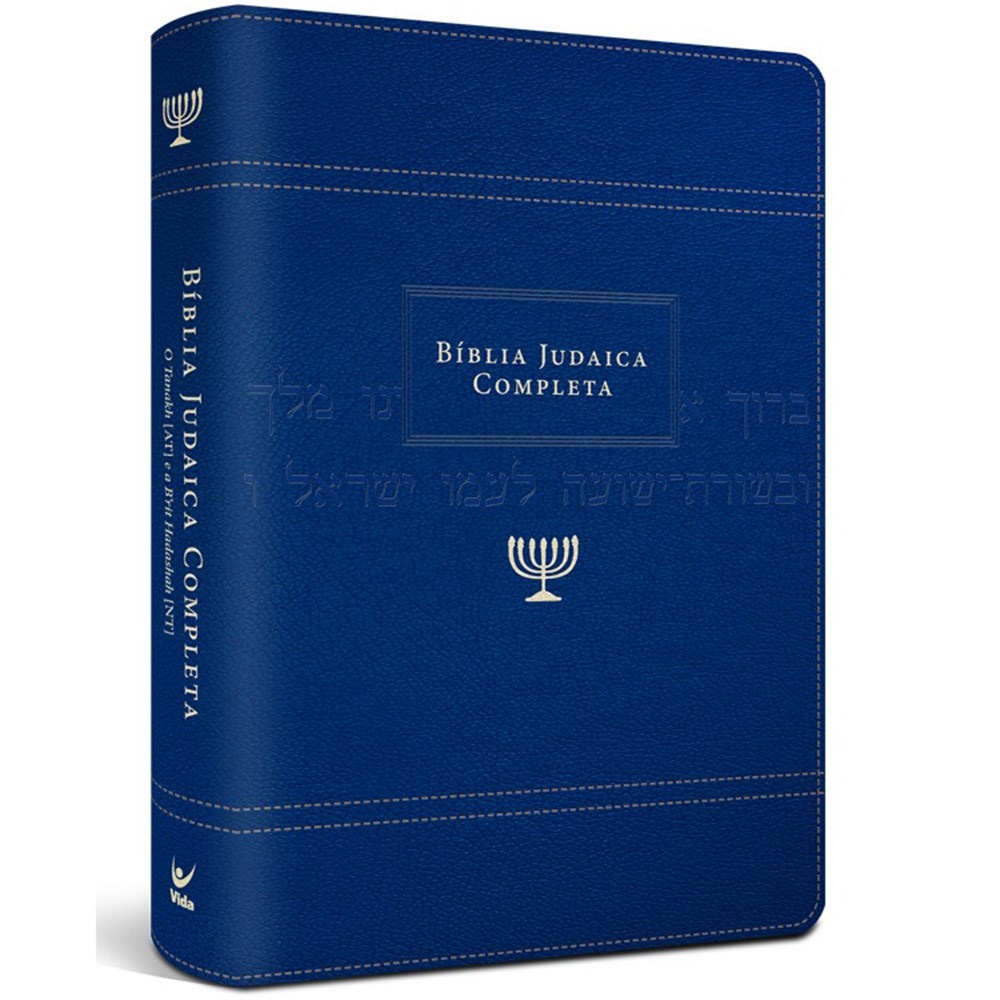 Bíblia Judaica Completa | Letra Normal | Capa Luxo Azul