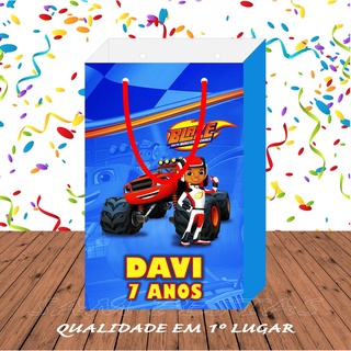 Sacolinha Surpresa Personalizada blaze monster 15 unidades