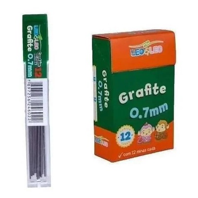 Kit 144 Grafite Escolar para Lapiseiras 0.5 e 0.7