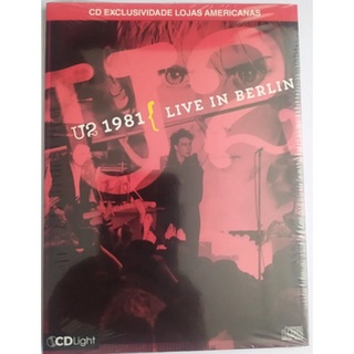 CD U2 Live in Berlin 1981 | Show Ao Vivo Rock Clássico | Edição Light Original Lacrado