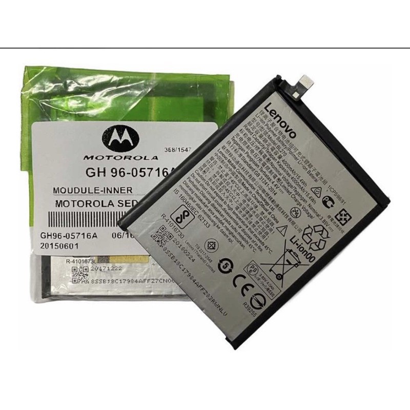 Bateria motorola Moto G6 Play Xt1922-5 Xt1922 e lenovo k6 plus Bl270 4000mah  | Shopee Brasil