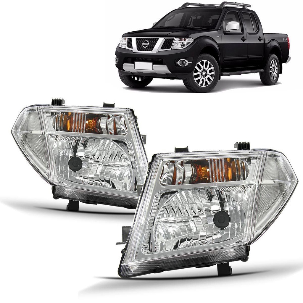 Par Farol Frontier 2008 2009 2010 2011 2012 2013 2014 2015 2016 Foco Simples Cromado em Oferta na Shopee