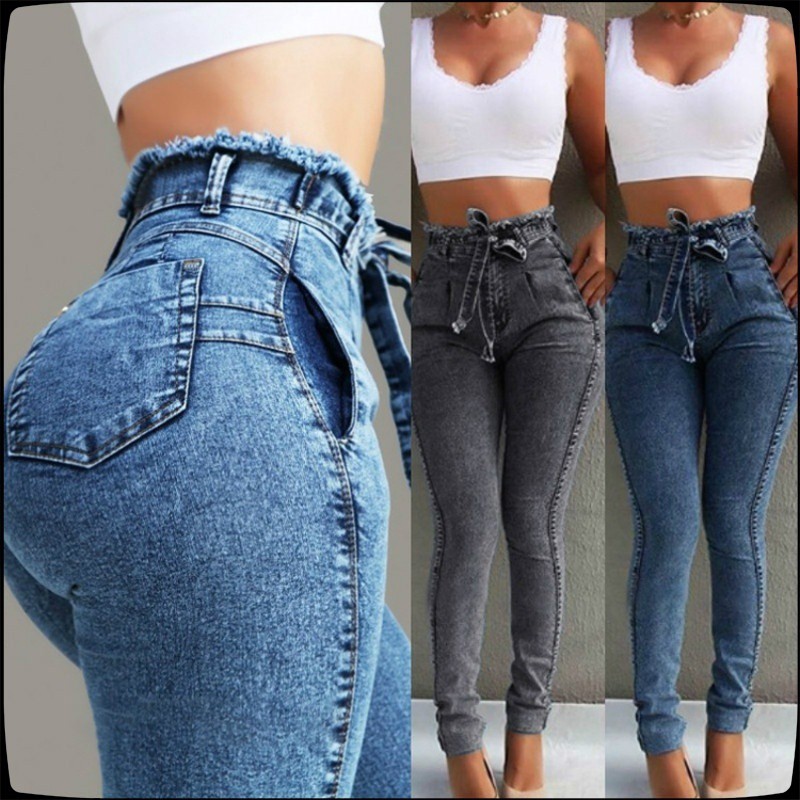 calça jeans justa feminina