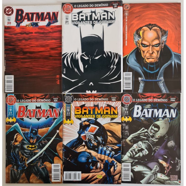 Batman - O Legado do Demônio (Editora Abril) Formatinho | Shopee Brasil