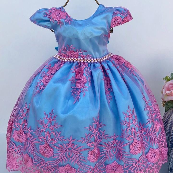 Vestido Realeza Azul | Shopee Brasil