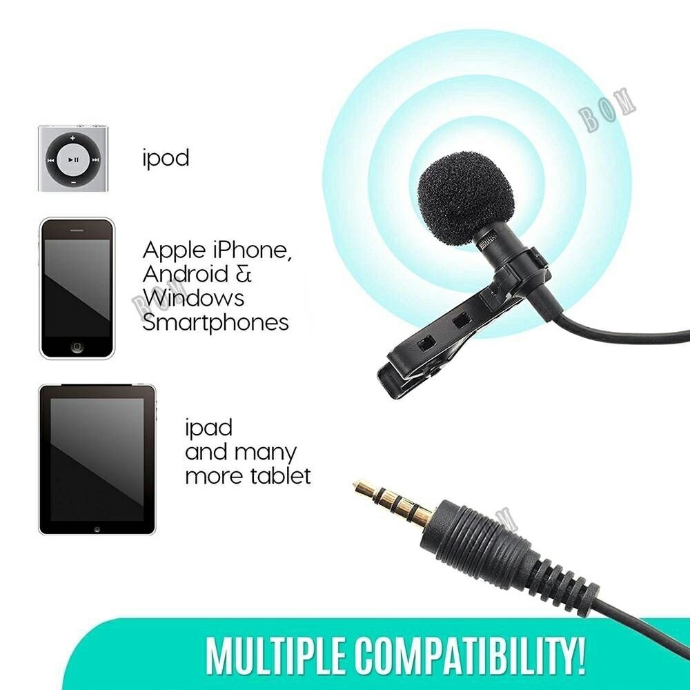 Microfone Lapela P3 para  ive Gravação Pronta Entrega