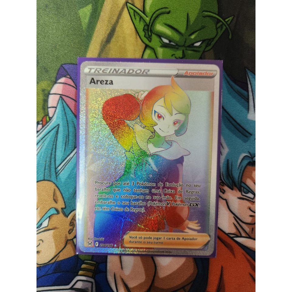 Carta Pokemon Areza Rainbow | Shopee Brasil