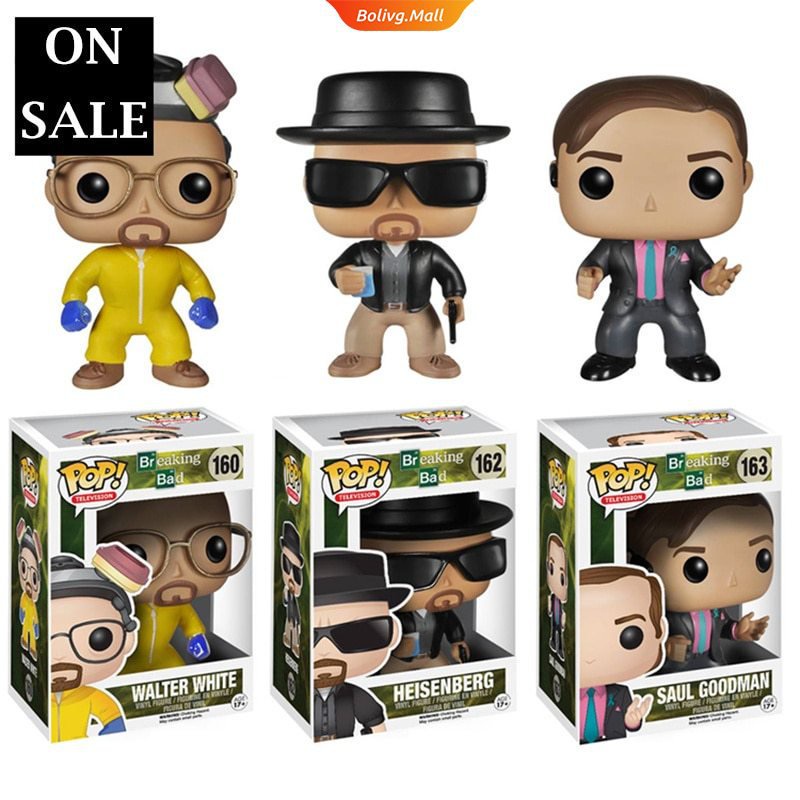 Funko Pop ! (Break Bad) Heisenberg Saul Goodman Walter White Sam 160 ...