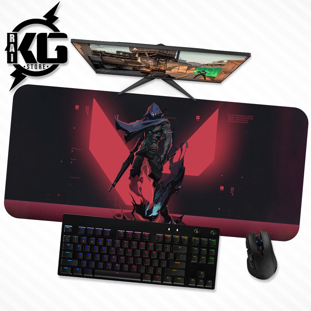 Mousepad Gamer Grande Speed 90x40 Valorant Omen 1 Escorrega o Preço