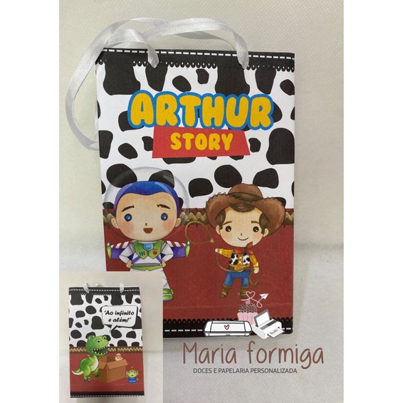 10 Sacolinha saquinho personalizada lembrancinha Festa infantil todos os temas