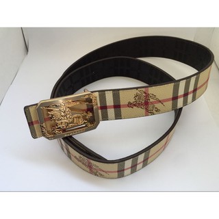 cinto burberry em couro top grife