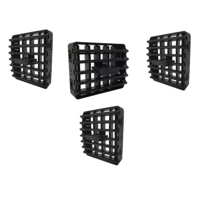 Kit Difusor De Ar Lateral e Central Vectra Grafite 1996 até 2005 em Oferta na Shopee