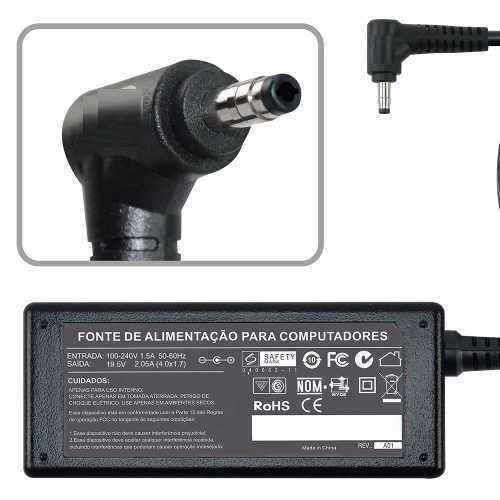Fonte Compativel com Ultrabook U460 19v 2.05a 40w 643