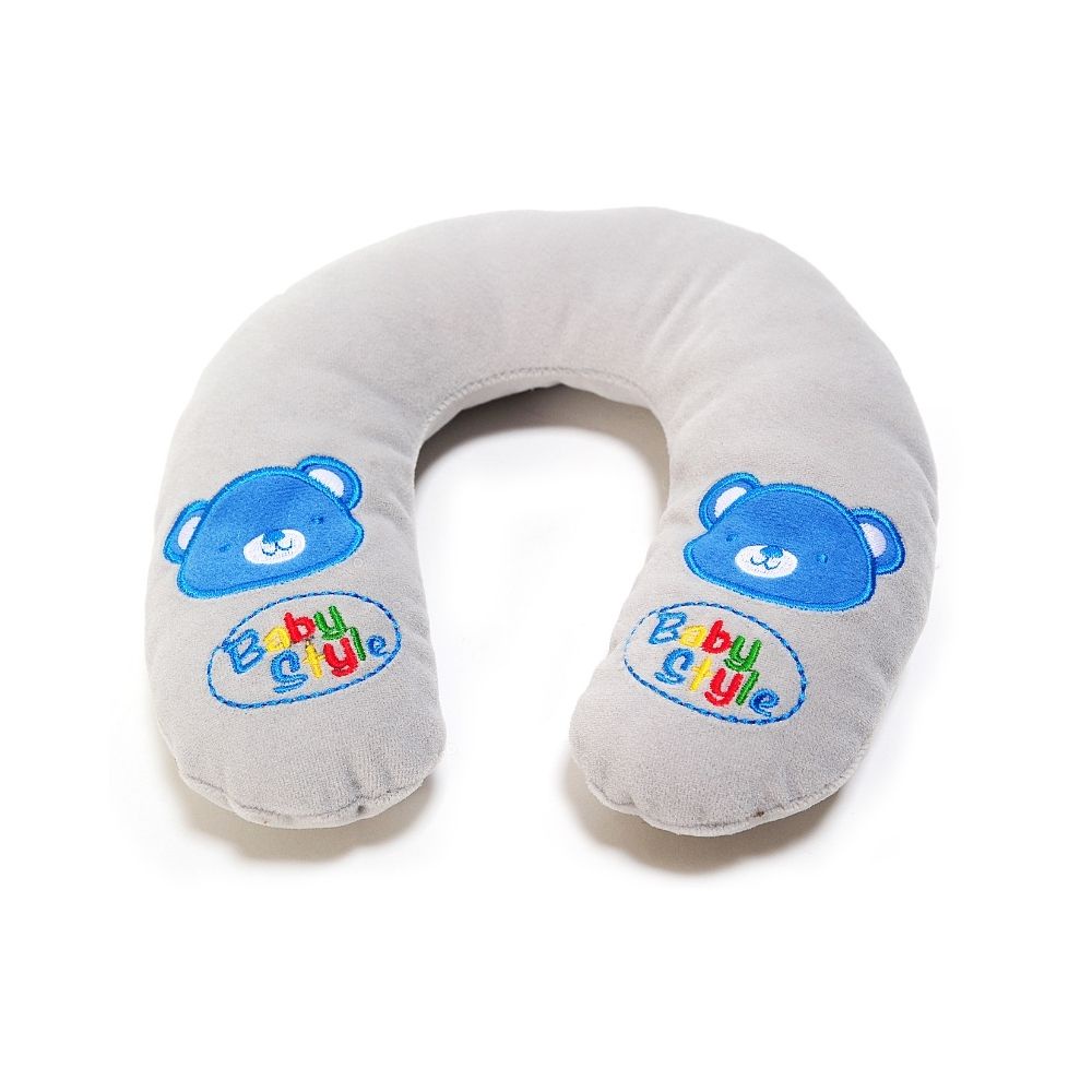 Protetor de Pescoço Bebê Infantil Bordado Pelúcia Macio Antialérgico Acolchoado Suporte para Viagem