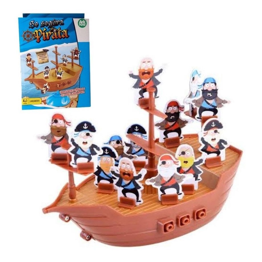 Jogo Interativo Para Crianças Se Segura Pirata - Coordenação | Shopee ...