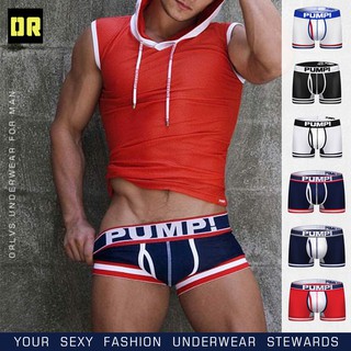 [PUMP] Moda Íntima Masculina / Roupa Íntima Boxer Sexy De Malha Respirável Confortável