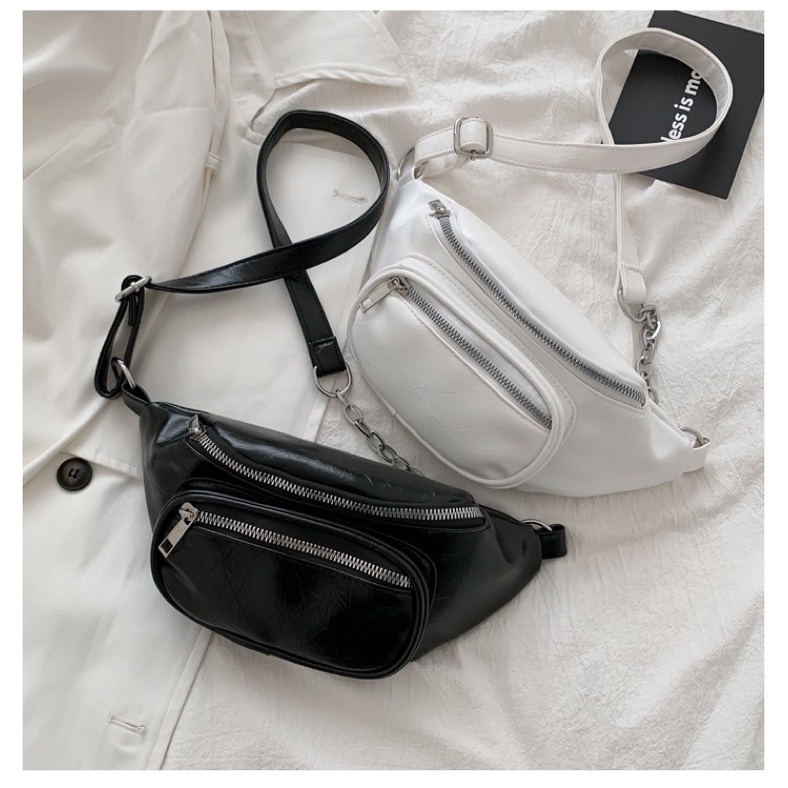 pochete feminina couro sintético correte novo modelo 2022 em Oferta na Shopee