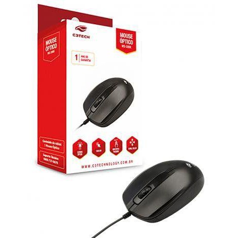 Mouse C3 Tech Usb Preto Ms 35bk Shopee Brasil