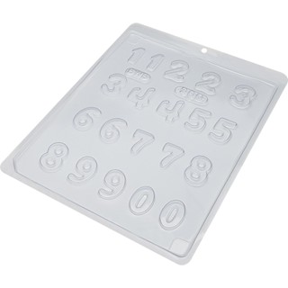 1~10 Forma Simples Números 380-(E5) em Acetato BWB Para Bombom e Doces de Chocolate e Confeitaria Páscoa em Oferta na Shopee