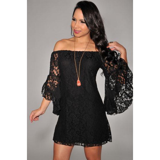 Vestido Ciganinha De renda ! Manga Sino / Flare/ Corte Levemente Evase  /Renda Grossa de Qualidade Nao desfia