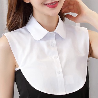 Lady Cotton Coleira Falsa De Malha Listrada/Blusa Feminina Destacável De Camisa/Decoração De Roupas