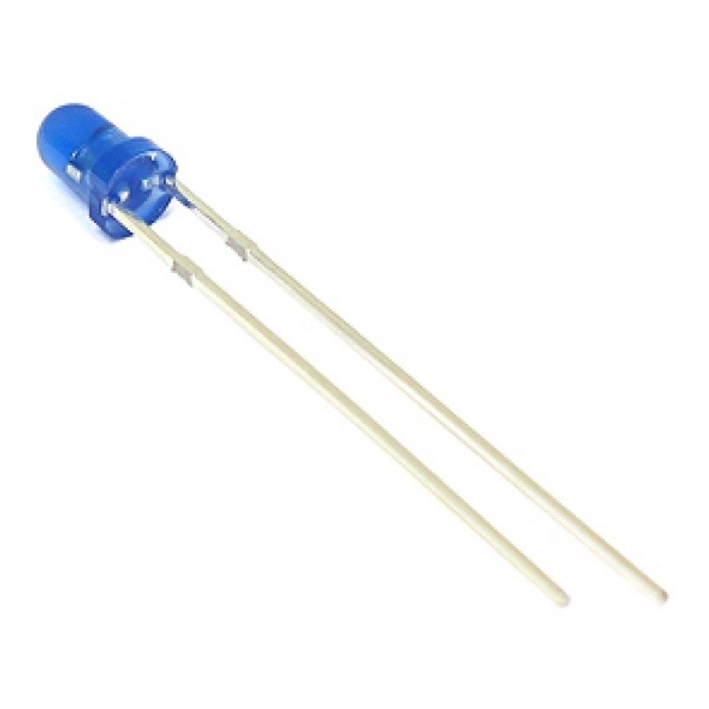 Kit Led Difuso Azul - 3Mm - 10 Peças