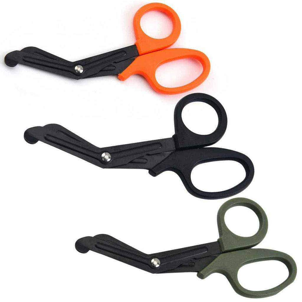 Tesoura Ponta Romba Aph Tático Kit Primeiros Socorros Emergência Resgate Bushcraft Camping edc samu