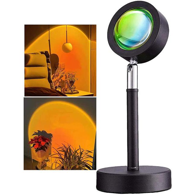 Luminária Projetor Pôr do Sol - Luz Noturna Led Sunset