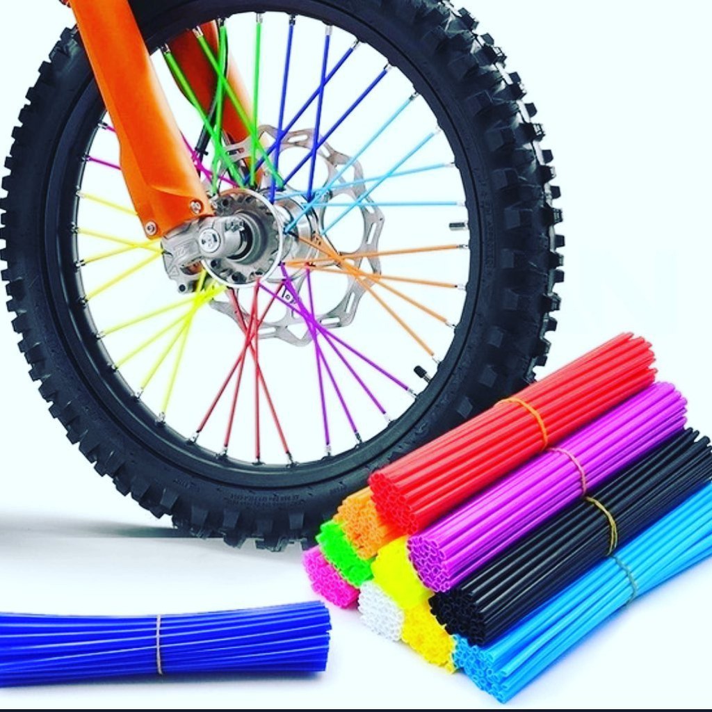 Capa de raio para moto bike e cadeiras de rodas pacote com 76 unidades vermelho