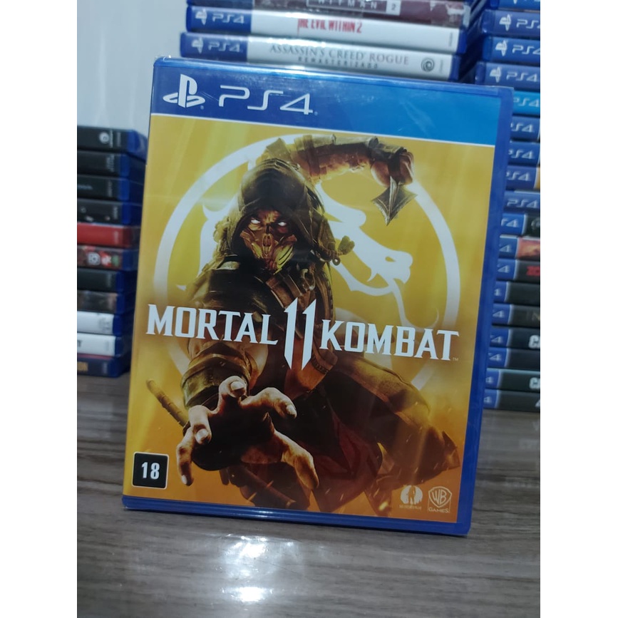 Jogo Mortal Kombat 11 Ps4 MÍdia FÍsica PortuguÊs Lacrado Shopee Brasil 4280