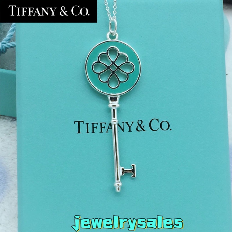 Tiffany Colar   Joias Prata 925 Blue Collarbone Corrente Rel Gios Casal Colares