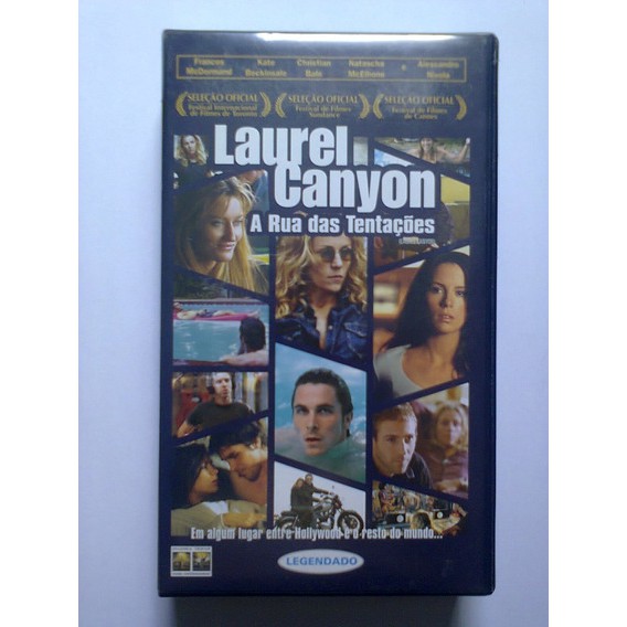 Fita Vhs Original Laurel Canyon - A Rua Das Tentações - Ag25