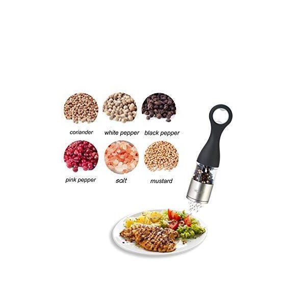 Moedor de tenperos De Sal E Pimenta Gourmet Com Abridor De Garrafas