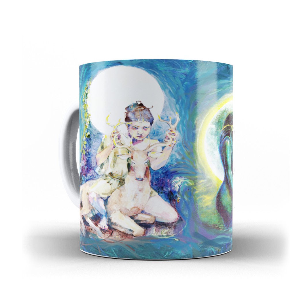 Caneca Deusa wicca deusa tríplice