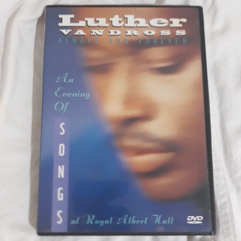 DVD LUTHER VANDROSS - ALWAYS AND FOREVER - AN OPENING OF SONGS AT ROYAL ALBERT HALL - EM ÓTIMO ESTADO