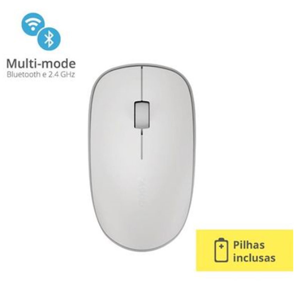 Mouse Rapoo M200 Bluetooth + 2.4 Ghz Com Pilha Ra012