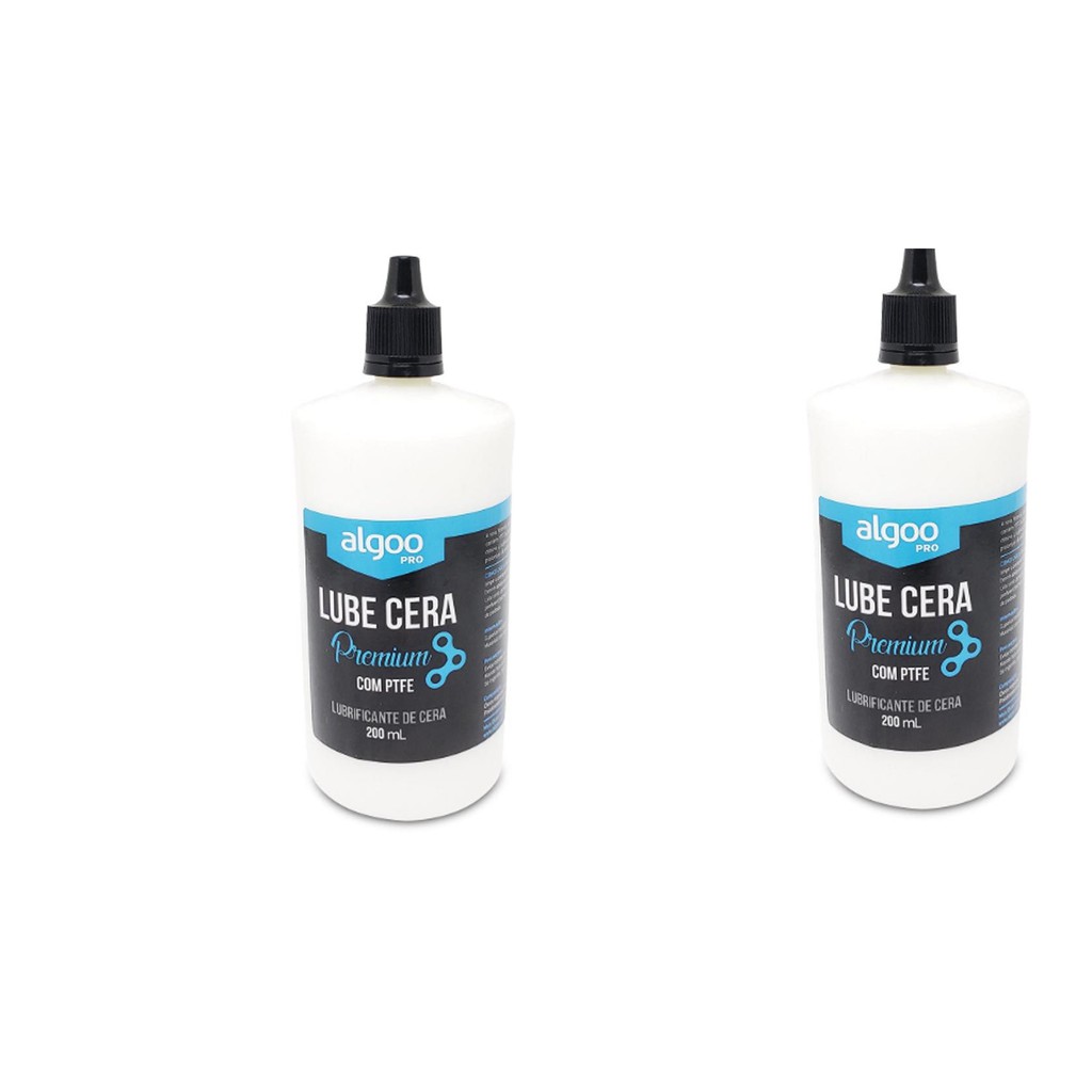 Lubrificante Algoo Cera Premium 200ml Pfte Original Bike Mtb Speed Bmx Freeride 2 Unidades