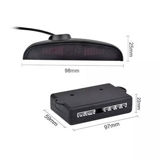 Sensor Estacionamento Carro 4 Sensores Display Kp-S100